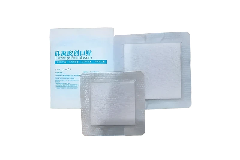 Curativo de espuma de gel de silicone extra grosso sem bordas