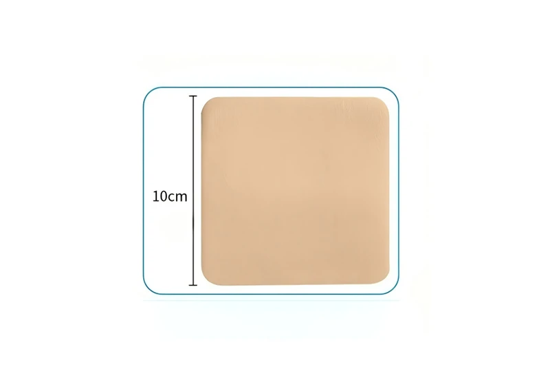 Curativo de espuma de gel de silicone extra grosso sem bordas