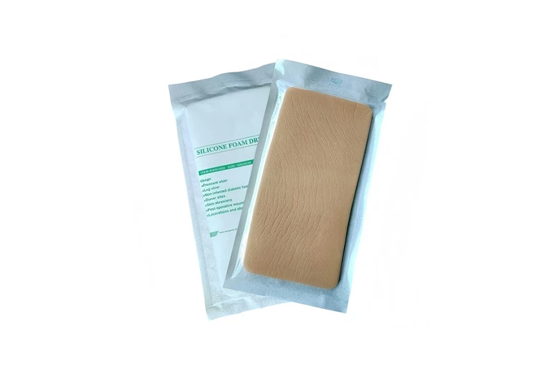 Curativo de espuma de gel de silicone extra grosso sem bordas