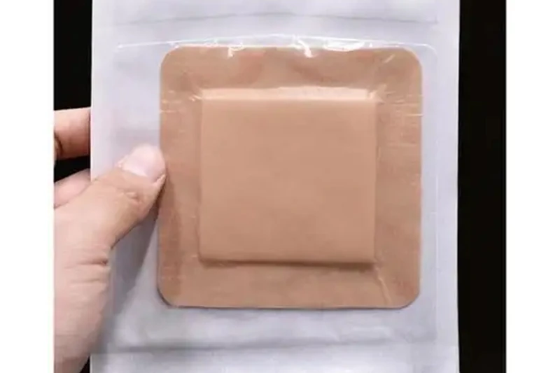 Curativo de espuma de gel de silicone com contorno de calcanhar