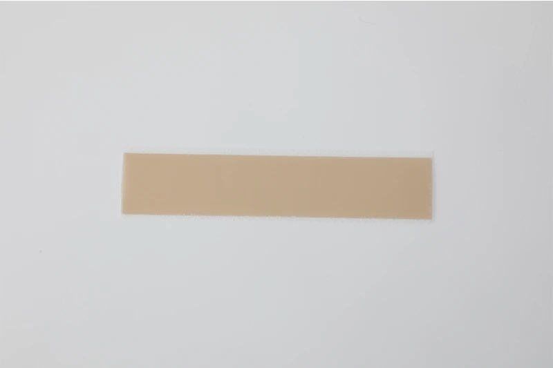 Folhas de fita de silicone bege para cicatrizes de resist&ecirc;ncia extra