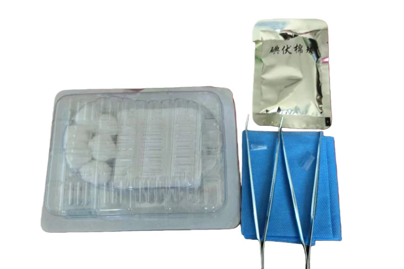 Kit de enfermagem descart&aacute;vel tipo C - conjunto de troca de curativo est&eacute;ril