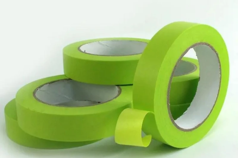 Fita de papel microporosa hipoalerg&ecirc;nica verde
