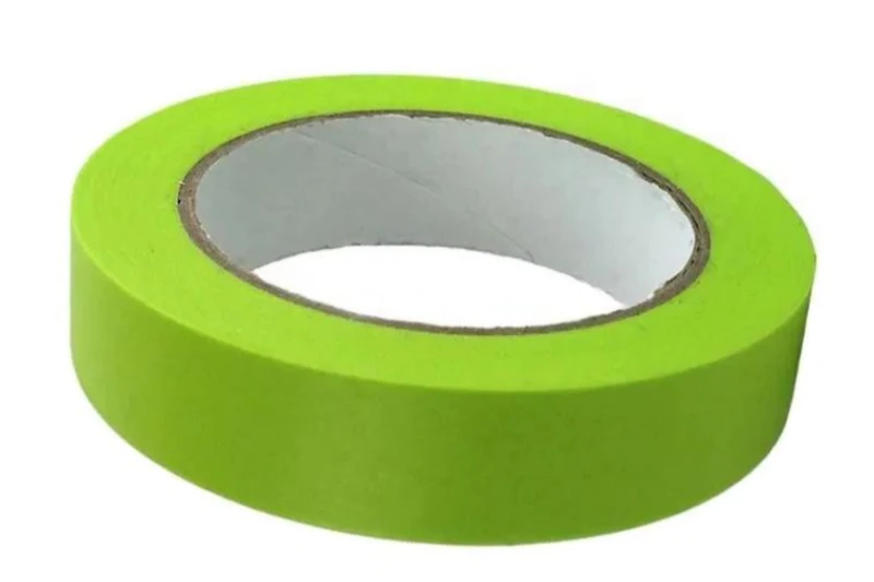Fita de papel microporosa hipoalerg&ecirc;nica verde